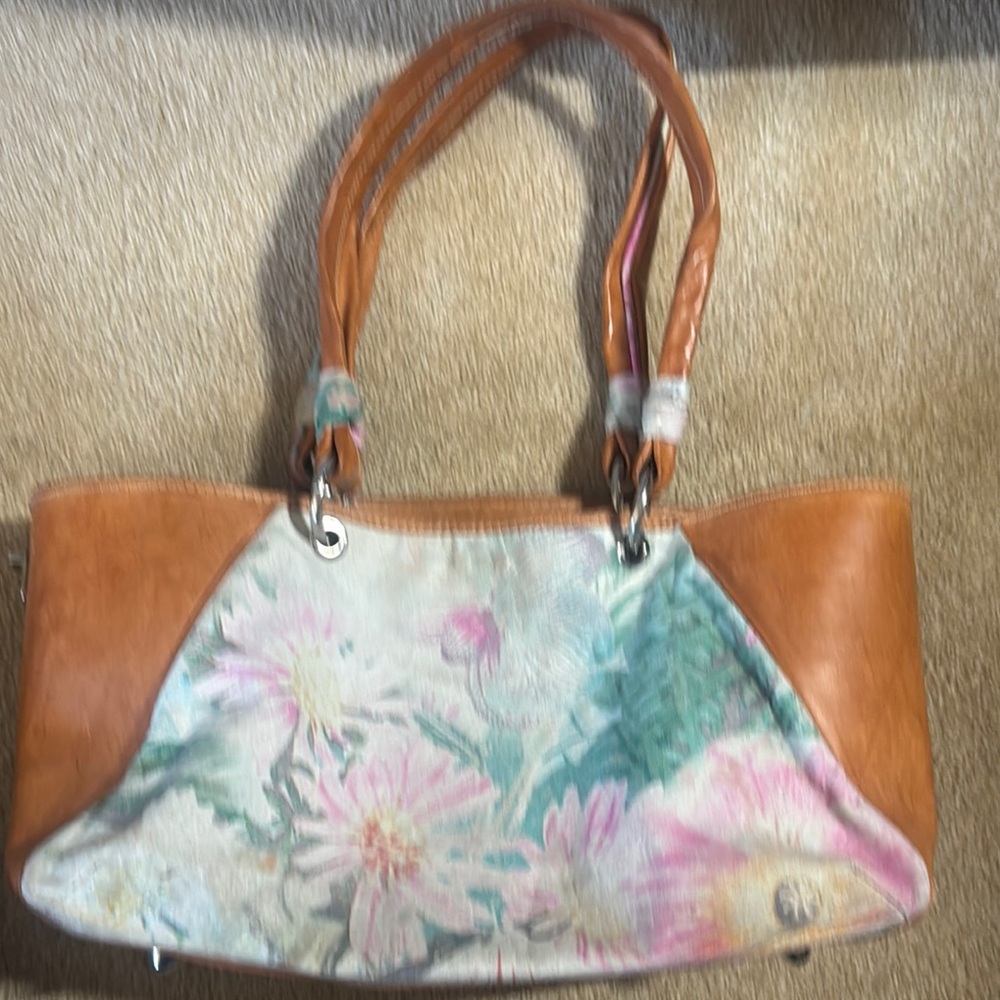 Cecconi Piero Floral Leather Women's Bag